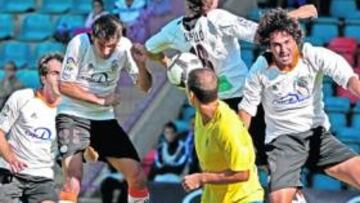 <b>CON EL CHOQUE CONTROLADO. </b>La Unión encajó a 12 minutos del final el 0-1 ante Las Palmas.