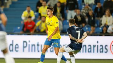 El partido entre la UD Las Palmas y el Real Oviedo.