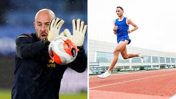 El portero Pepe Reina y el atleta Roberto Sotomayor.