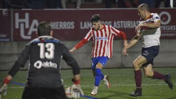 UD Gijón Industrial y Real Sporting de Gijón B empataron (1-1) en el derbi local correspondiente a la Jornada 14 en el Grupo 2 de Tercera División RFEF disputado en Santa Cruz.