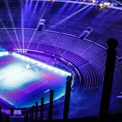 Así fue la transformación de la Plaza México para recibir a Roger Federer