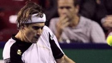 <b>David Ferrer</b> sufrió para derrotar al italiano Fabio Fognini.