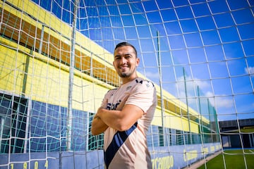 Gonzalo Escalante en un posado para diario AS en la Ciudad Deportiva.