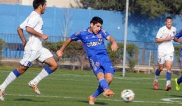 Nicolás Grunwald. El zaguero formado en la U está a préstamo en Club Deportivo Maipú del Torneo Federal A de Argentina.