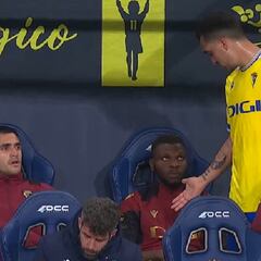 Kouamé negó el saludo a Escalante