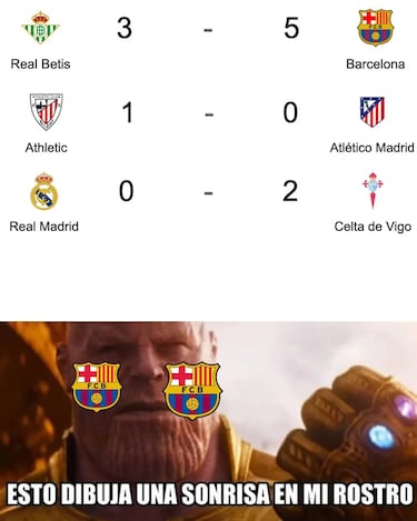 Los mejores memes de la derrota del Real Madrid ante el Celta