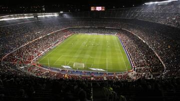 Asistencia a los estadios de Europa: Barça y Madrid, en el top
