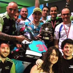 El equipo SAG llora la pérdida de Luis Salom en Montmeló