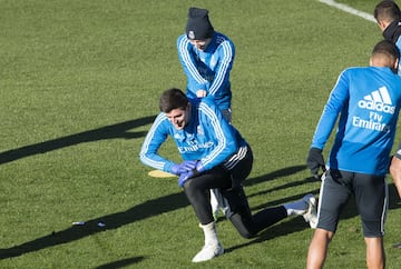 El Madrid entrena en víspera de Reyes Magos