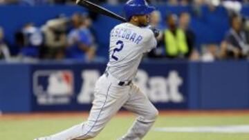 El shortstop de Kansas City Royals,Alcides Escobar, fue nombrado MVP de las Series de Campeonato de la Liga Americana.