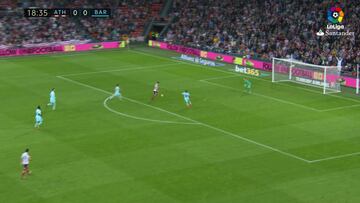 Las atajadas son un espectáculo: el show de Ter Stegen