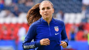 FOOTBALL - FIFA WOMEN&#039;S WORLD CUP FRANCE 2019 - GROUP F - USA v CHILE
 
 Alex Morgan of USA warms up before the FIFA Women&#039;s World Cup France 2019, Group F football match between USA and Chile on June 16, 2019 at Parc des Princes stadium in Paris, France - Photo Antoine Massinon / A2M Sport Consulting / DPPI
 
 
 16/06/2019