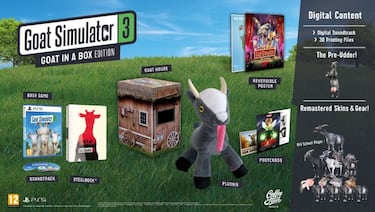 Goat Simulator 3 confirma fecha y edición coleccionista para hacer el cabra en PC, PS5 y Xbox Series