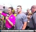 John Cena, invisible para la reportera de la Daytona 500