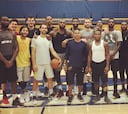 LeBron presume de equipo con Calderón y... ¡Kendrick Perkins!