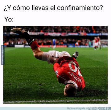 Los memes deportivos no paran por el coronavirus