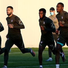 El Atlético continúa preparando el duelo ante el Barcelona