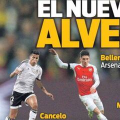 Bellerín, Mariano, Krychowiak y Gameiro en la prensa catalana