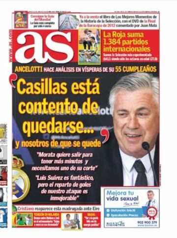 Las portadas de AS de junio