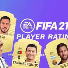 Publican las notas de FIFA 21 y repasamos el TOP 20: la bajada de Hazard es de las que duelen