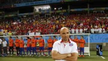 ESTUDIOSO. Sampaoli, metódico y puntilloso, sólo piensa en España desde que acabó el partido contra Australia (3-1).