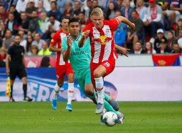 Erling Haland seguido por Casemiro.