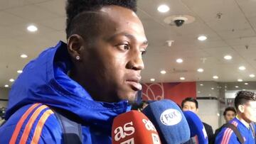 Arboleda tras sus dos errores en zona mixta