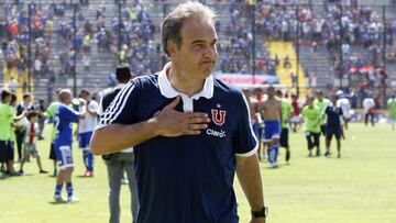 El entrenador de Universidad de Chile Martin Lasarte 