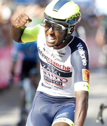 Biniam Girmay, vencedor de la d¨¦cima etapa.