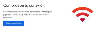 Test Google Stadia: ¿es tu conexión a Internet suficiente?