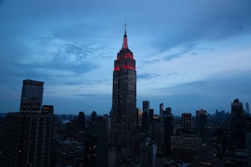 El Empire State se ilumina en homenaje a Bayern Munich FC