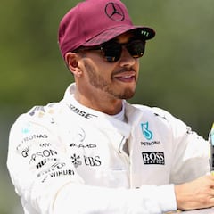 Hamilton se llevó el casco de Ayrton Senna en Mónaco 1987