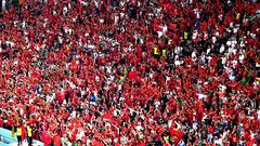 La afición marroquí hizo retumbar el Estadio Al Bayt. En la ceremonia de los himnos, algunos seguidores de ‘Los Leones del Atlas’ pitaron ‘La Marsellesa’.