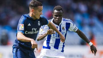 Lucas Vázquez fue decisivo en Anoeta con su pase de gol a Bale.