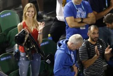 Ester Satorova, esposa del checo Tomas Berdych.