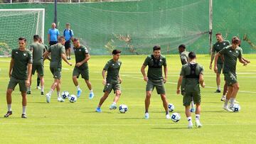 Así fue la práctica del Betis antes de medirse al Querétaro