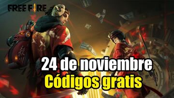 Códigos Free Fire de hoy 24 de noviembre de 2021; todas las recompensas gratis