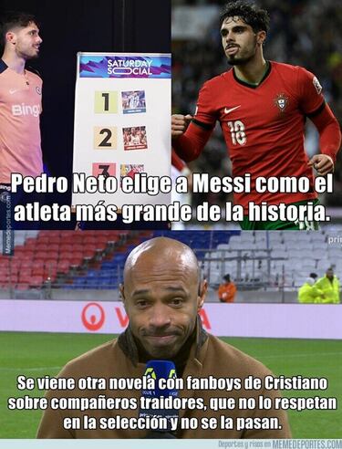 Los memes más divertidos de la jornada