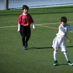 El pequeño del Madrid que deslumbra con sus golazos