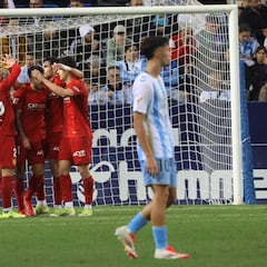 El Zaragoza se alivia y traslada los nervios al Málaga