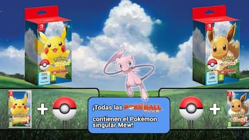 Anunciado el pack Pokémon Let’s Go + Poké Ball Plus
