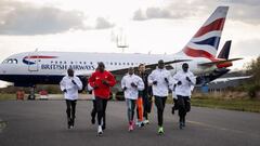 Kipchoge despega hacia el maratón olímpico en Twente