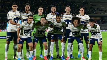 Pumas team group during the 4th round match between Pumas UNAM and Toluca as part of the Liga BBVA MX, Torneo Clausura 2025 at Olimpico Universitario Stadium, on January 29, 2025 in Mexico City, Mexico.