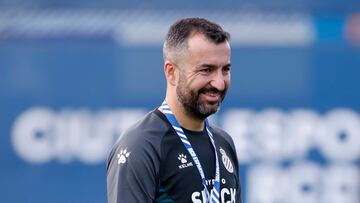 Diego Martínez, entrenador del Espanyol.