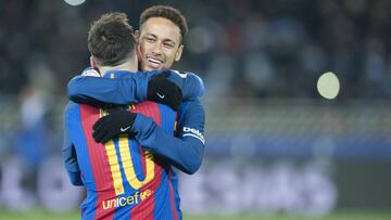 Messi y Neymar.