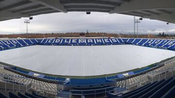 La inocentada del Legan¨¦s convierte Butarque en pista de hielo