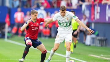 Darko minutos antes de lesionarse ante el Elche