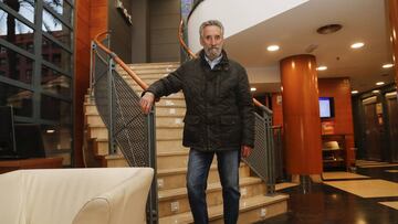 Ángel Castellanos, ayer, en Valencia.