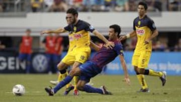 Lay&uacute;n, en un partido ante el Barcelona.