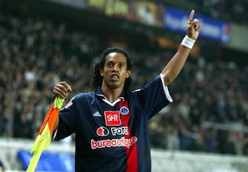 Ronaldinho, en su etapa como jugador del PSG.